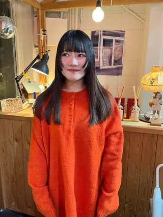 セミロング iru所属・mi kiのヘアスタイル