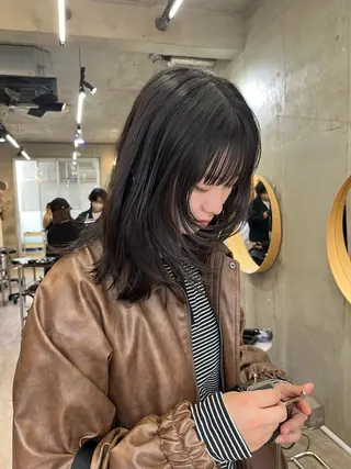 ロング カラー SALT WATER所属・🫐 𝐌𝐚𝐨 🫐似合わせcutのヘアスタイル