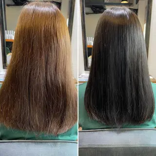 セミロング カラー 野呂 隼人のヘアスタイル