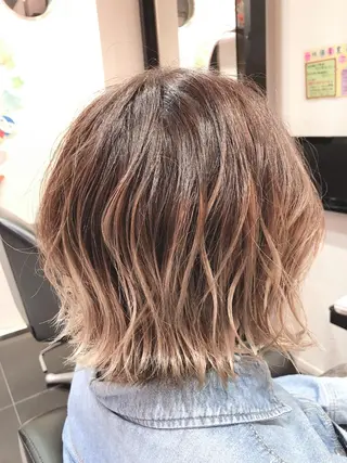 ショート カラー ヘアアレンジ adept北千住店所属・✨髪質改善&ボブ✨ 近藤 凌のヘアスタイル