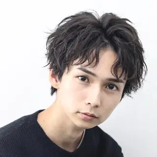 ショート カラー パーマ メンズ 🔥メンズ🔥かっこ いいが正義！代表柿崎のヘアスタイル