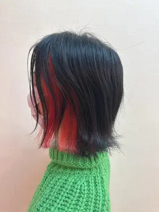 カラー インヘアー/美容院 /下伊福店/成田陸のヘアスタイル