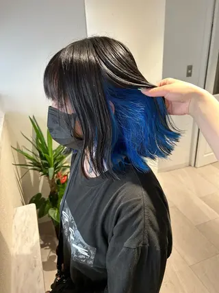 ミディアム カラー ior北千住【イオール】所属・YU(ハイトーン/ ブリーチカラー)のヘアスタイル