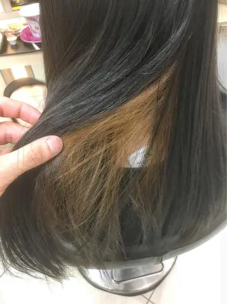 ロング カラー 永井 大希のヘアスタイル