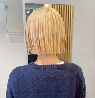 ショート カラー moon/髪質改善/ ブリーチ/レイヤー☪のヘアスタイル