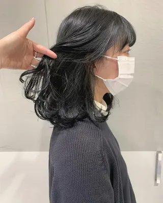 ミディアム カラー minami🪷 暖色カラーのヘアスタイル
