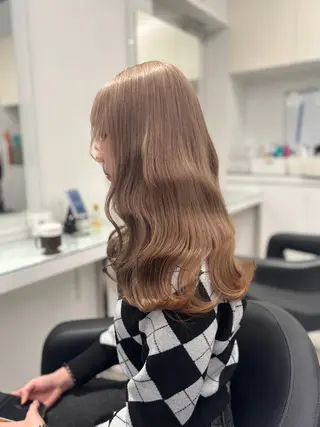 ロング カラー 💖ミルクティー💖 あかり💖のヘアスタイル