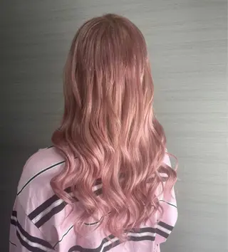 ロング 韓国ヘア×ハイトーン AYA💫のヘアスタイル