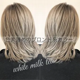 ミディアム カラー 🌟イメチェン美容師 🌟清水 大輝のヘアスタイル