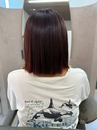 カラー botan ゆきなのヘアスタイル