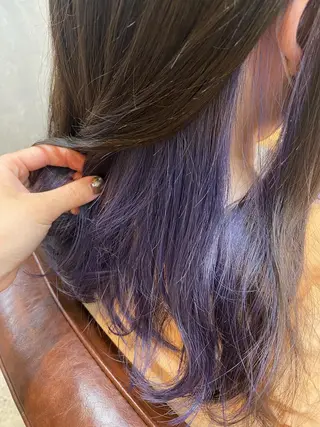 セミロング カラー 🌼ハイライト透明感 🌼maiのヘアスタイル