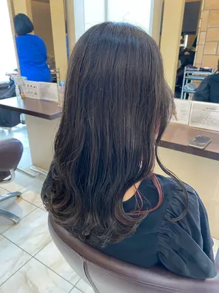 ロング ⭐️透明感カラー/ パーマ⭐️宮野翔のヘアスタイル