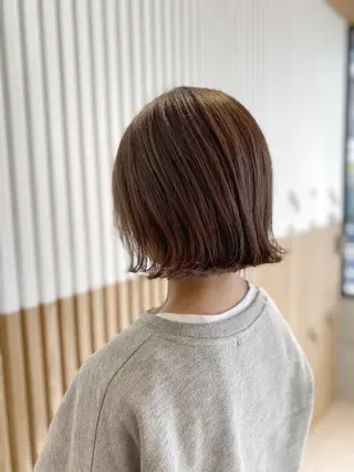 ショート カラー ボブ/ハイトーン 立川loose 下田のヘアスタイル