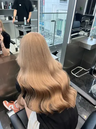 ロング カラー 韓国ヘア🖤/透明感 shihoのヘアスタイル