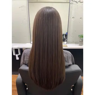 ロング 髪質改善専門　酸性ス トレート　縮毛矯正のヘアスタイル