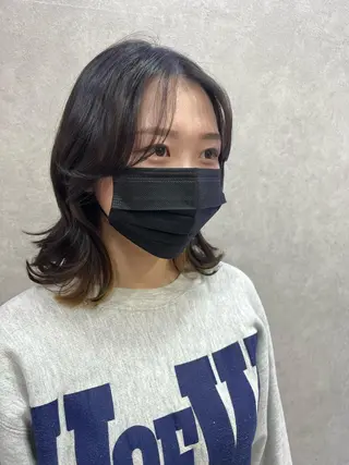 ミディアム Haney所属・🐝Haney .haruka🐝のヘアスタイル