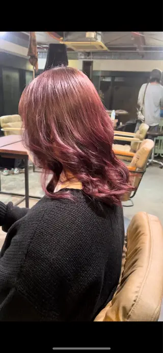 カラー ヘアアレンジ レイヤー/ハイトーン カラー/SHISEIのヘアスタイル