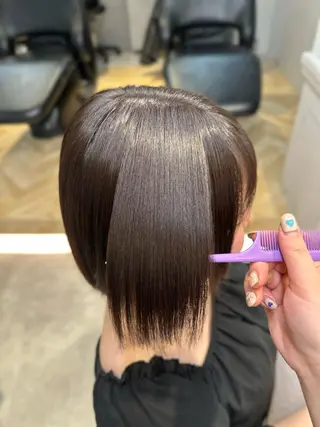 ミディアム あいこ/ハンサム ショート/日本橋🌷のヘアスタイル