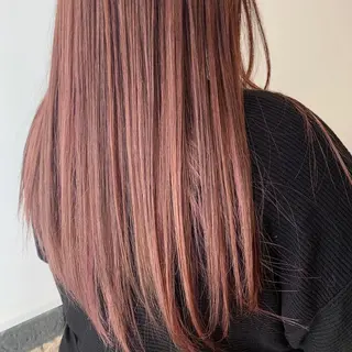 ロング カラー 中井 茅佳のヘアスタイル