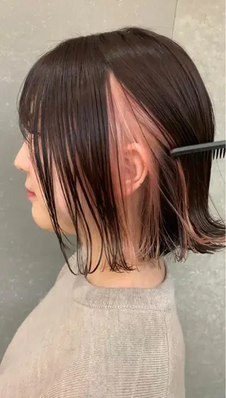 ショート カラー 韓国ヘア/艶カラー /田中悠佑のヘアスタイル