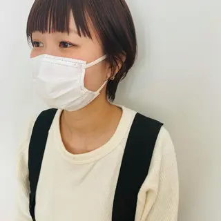 ショート カラー ZOA classic hair所属・東 みのりのヘアスタイル