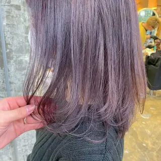 ミディアム カラー キタダ ヒロキのヘアスタイル