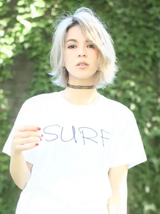 ショート ショート白髪染め無料 ／河瀬謙介のヘアスタイル