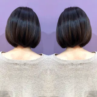 ショート カラー パーマ 細川 亮のヘアスタイル