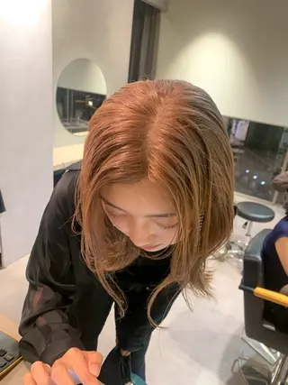 ミディアム 【髪質改善🌿】木本 志歩のヘアスタイル