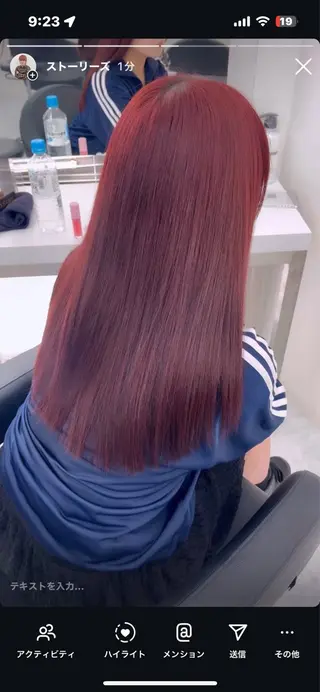ロング カラー kazuki /韓国 juicyな暖色🍑のヘアスタイル