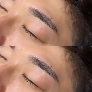 アイブロウ 🇰🇷韓国スタイル /束間まつげ🎀ミキのヘアスタイル