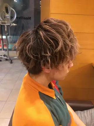 カラー パーマ ヘアアレンジ メンズ メンズパーマの巨匠 鈴木純のヘアスタイル