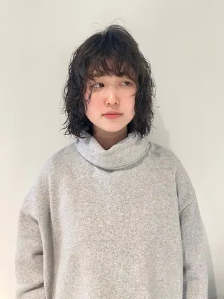 ショート パーマ 小岩 荘太のヘアスタイル