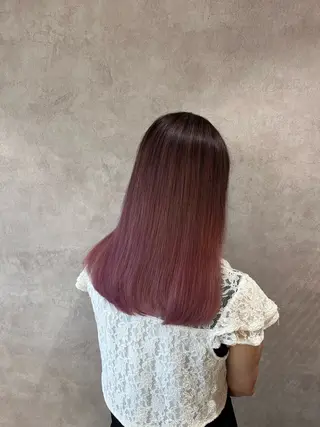 セミロング NU.byANDLIFE所属・AYANE/ツヤ髪 /暖色春カラー🌷のヘアスタイル