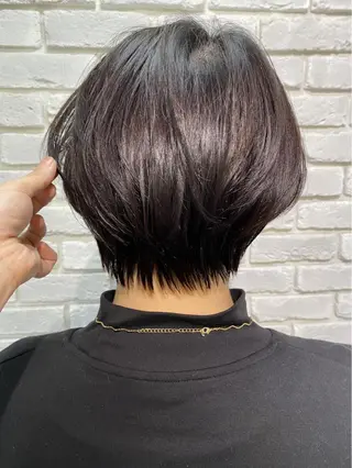 ショート 髪質改善カラー✨質感 ショート✨石山航のヘアスタイル