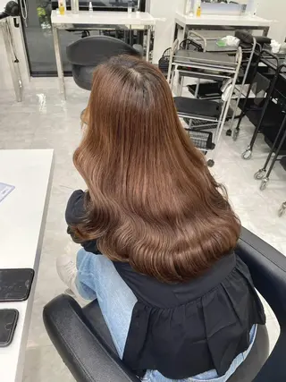 カラー 冬髪❄️韓国透明感 カラー❄️福岡天神のヘアスタイル