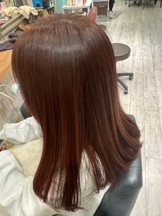 セミロング カラー 豊田 さくらのヘアスタイル