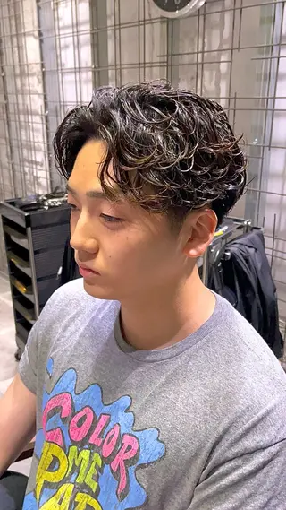 ショート パーマ メンズ daichi (UMM)のヘアスタイル