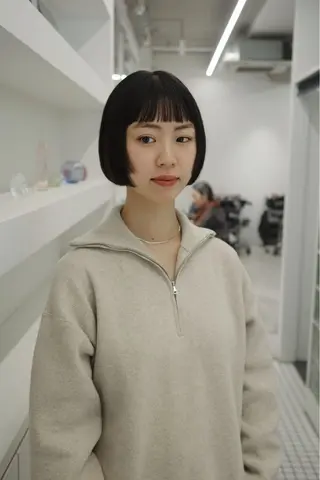 ショート 🌱ぱつっと/ボブ 🌱のヘアスタイル
