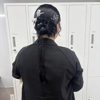 ヘアアレンジ ハイトーン ayane💖のヘアスタイル