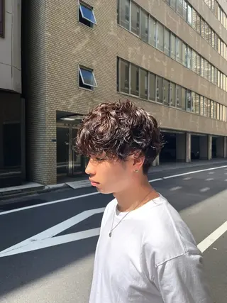 カラー 縮毛矯正/艶髪/ チホリのヘアスタイル