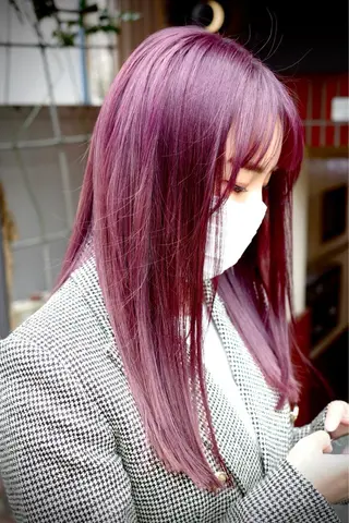 ロング カラー KAH所属・Koichi Satoのヘアスタイル