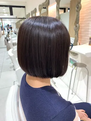 ミディアム カラー 松吉 純平のヘアスタイル