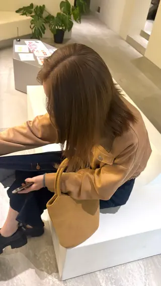 ミディアム カラー hana/艶髪 /透明感カラー🪞のヘアスタイル