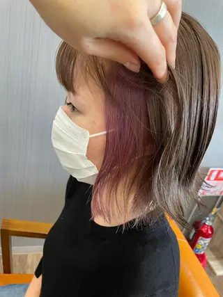 ミディアム 高崎 絵里子のヘアスタイル