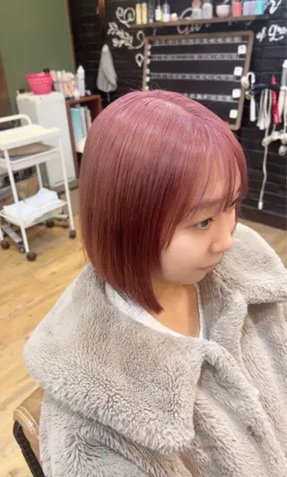 ミディアム カラー ヘアアレンジ SHIAN八王子所属・SHIAN 八王子 🍑すずかのヘアスタイル