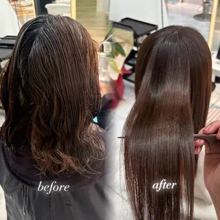 カラー sayaka /西新🛋のヘアスタイル