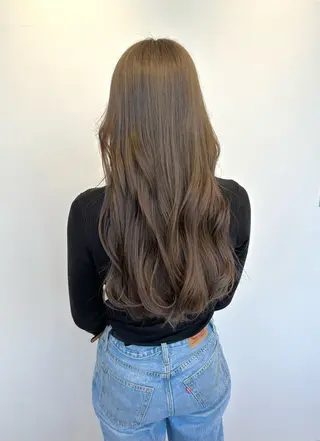 ロング カラー ✨石田 直央/透明感 カラー【店長】✨のヘアスタイル
