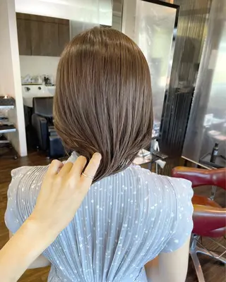 ミディアム カラー ヘアアレンジ 徳永 実沙のヘアスタイル