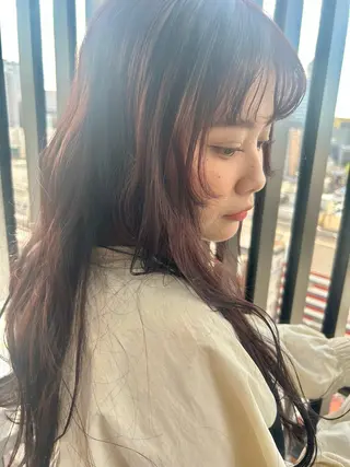 ロング ヘアアレンジ VISUALIST所属・小倉/レイヤー/ 顔周りカット/naoのヘアスタイル